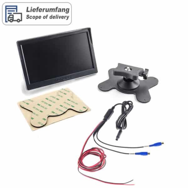 Monitor do kamer cofania Ampire RVA071 (AHD/CVBS)